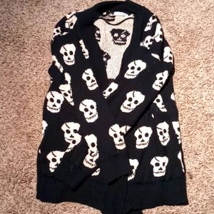 IQ Colection skull knit cardigan